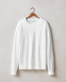 Men's Premium Slub Crew Long Sleeve Tee - Bone